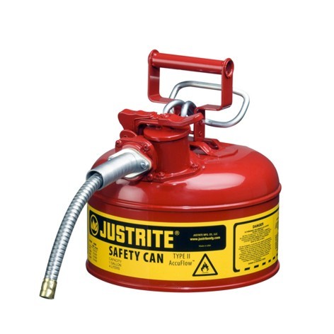 Sicherheitsbehälter Typ II, für brennbare Flüssigkeiten, 4 Liter in rot