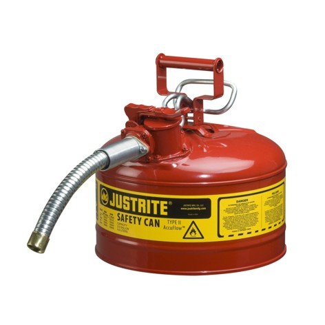 Sicherheitsbehälter Typ II, für brennbare Flüssigkeiten, 9,5 Liter in rot