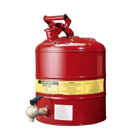 Sicherheits Abfüllbehälter Typ I, in Stahl, für brennbare Flüssigkeiten, 9,5 Liter
