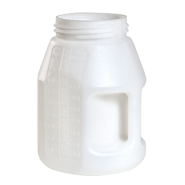 Flüssigkeitsbehälter, 5 Liter HDPE, antistatisch, schlagfest